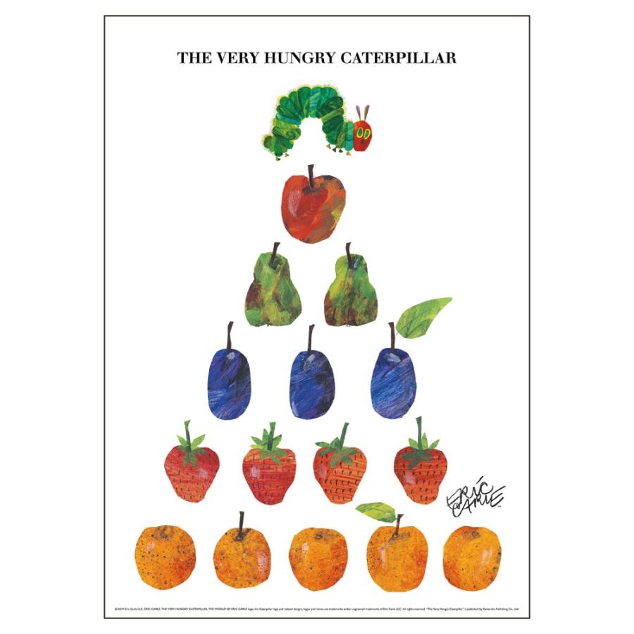 ERIC CARLE エリック・カール B4サイズ・ポスター『Fruits Pyramid / はらぺこあおむし』｜el-market