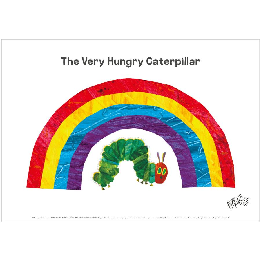 ERIC CARLE エリック・カール B4サイズ・ポスター『Rainbow / はらぺこあおむし』｜インテリア（Yahoo!・EL COMMUN ONLINE SHOP）