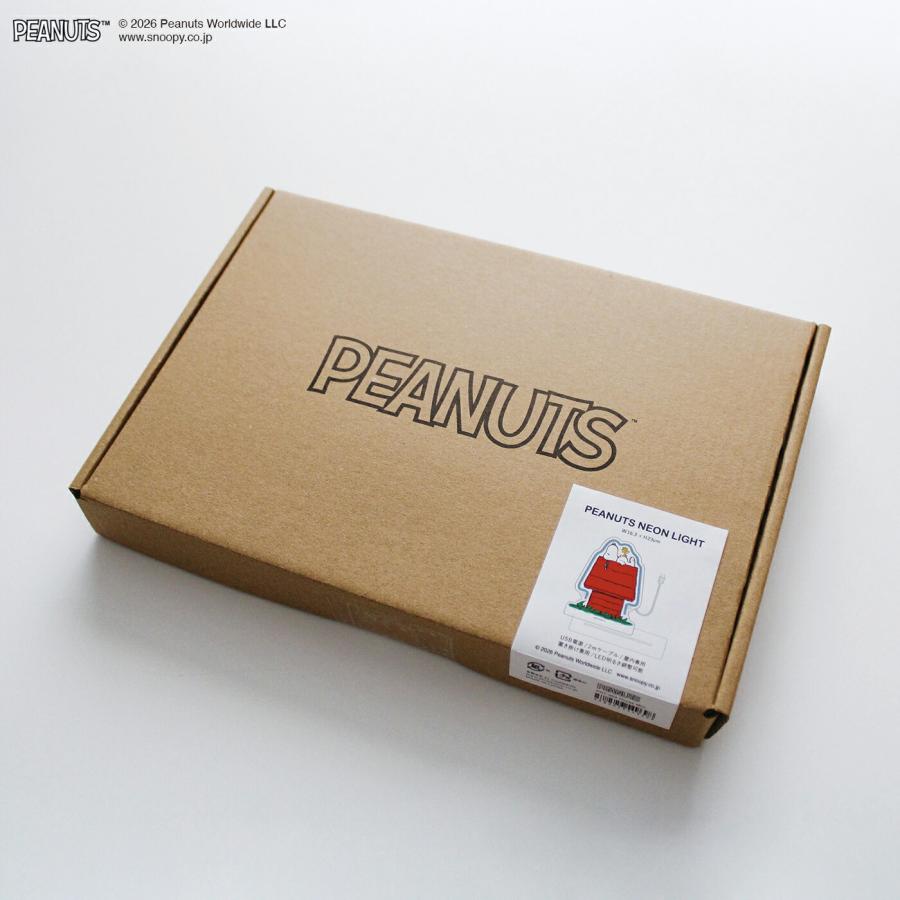 PEANUTS PEANUTS NEON LIGHT（Snoopy Mini）｜スヌーピー ウッド