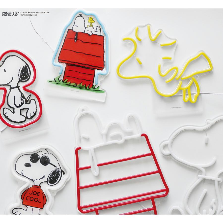 PEANUTS PEANUTS NEON LIGHT（Snoopy Mini）｜スヌーピー ウッド