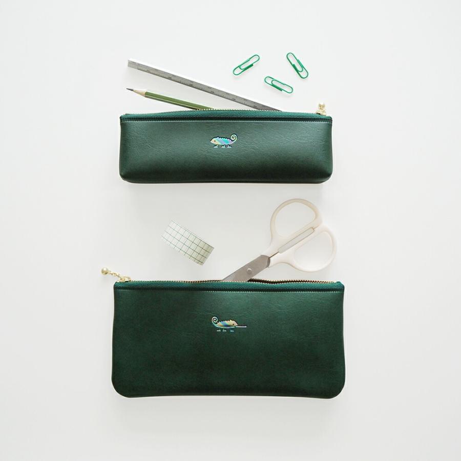 MATOKA（マトカ） PVCレザー POINT フラットペンケース（POINT FLAT