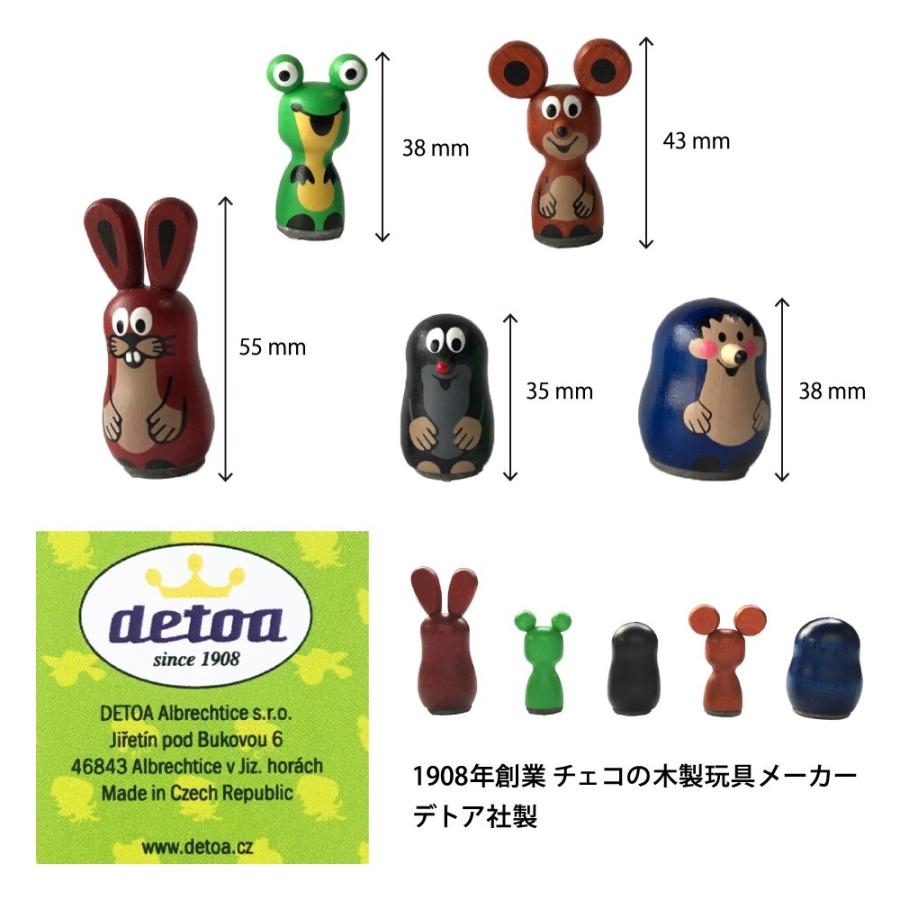 クルテク ウッドフィギュアスタンプ【チェコ製 はんこ オブジェ 置物