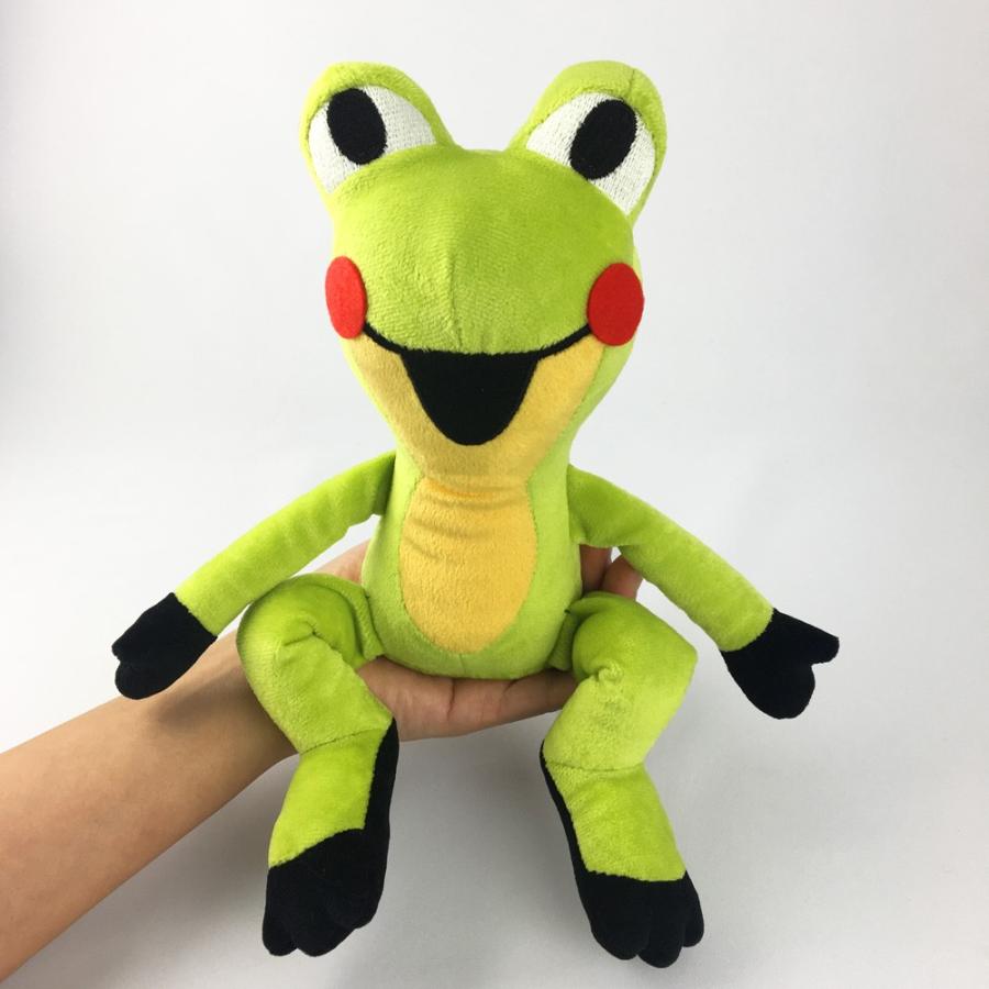 クルテク ぬいぐるみ（L）かえる/おすわり20cm【チェコ製 マスコット