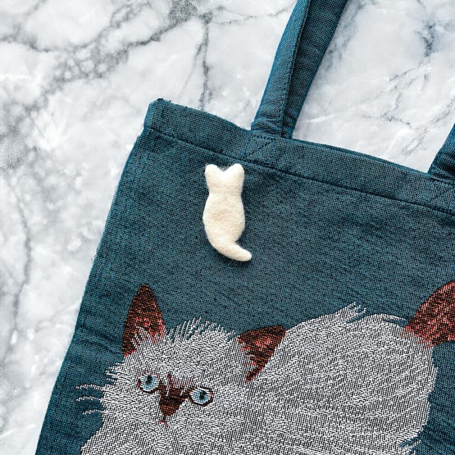 FELT（フェルト） フェルトブローチ Cat Back｜ FELT BROOCH
