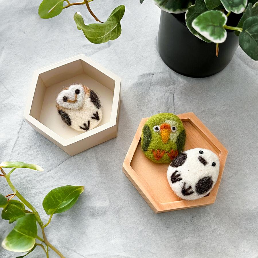 FELT（フェルト） フェルトブローチ Round Bird｜ FELT BROOCH