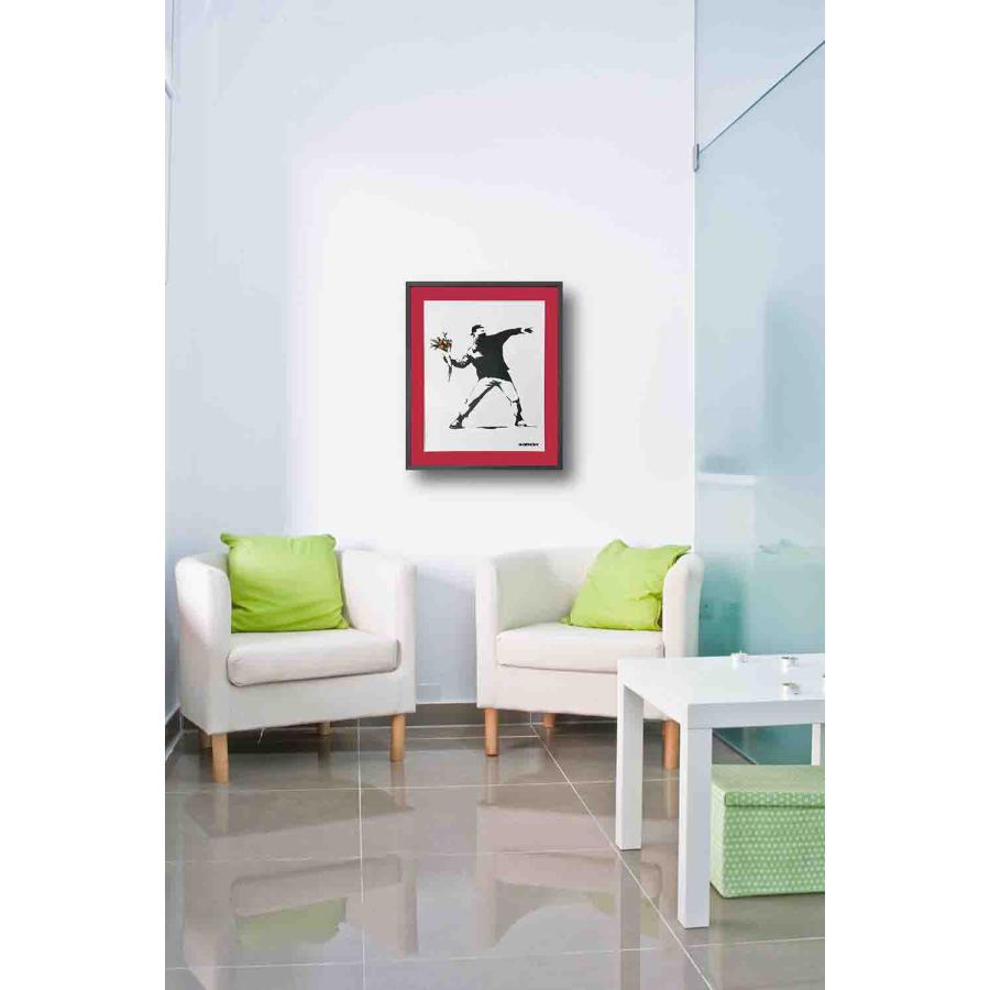 Raffinart】バンクシー「Molotov」［525mm × 625mm］｜Banksy アート