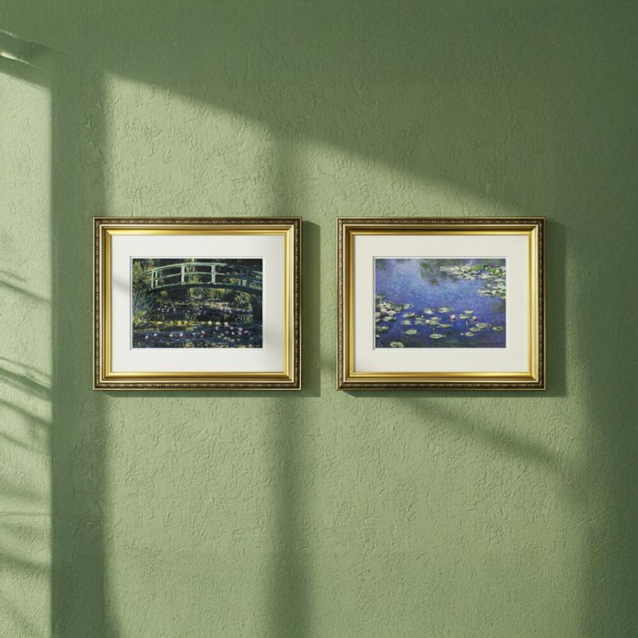 Raffinart】クロード・モネ「睡蓮」［575mm × 490mm］｜Claude Monet
