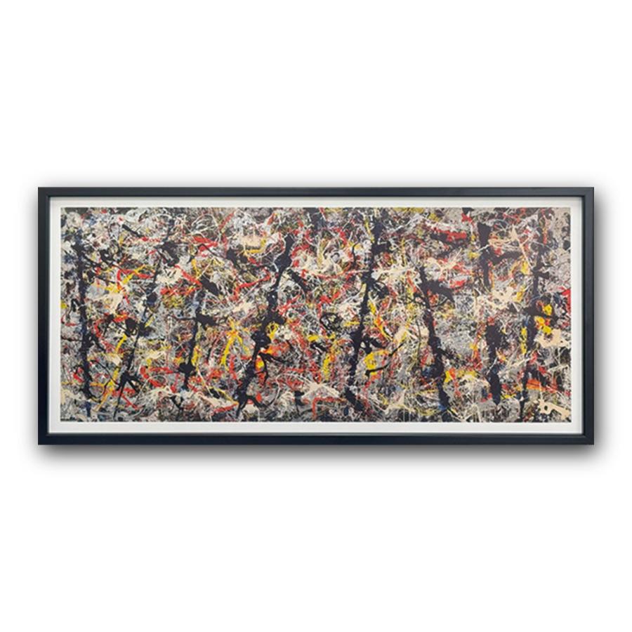 Blue Poles 1952（ジャクソン ポロック）アートポスター Raffinart】ジャクソン・ポロック「BLUE POLES,1952」［1025mm × 486mm