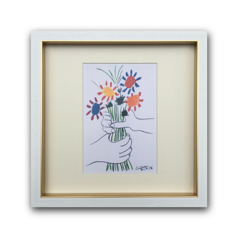 Raffinart】パブロ・ピカソ「花束」［223mm × 223mm］｜Pablo Picasso