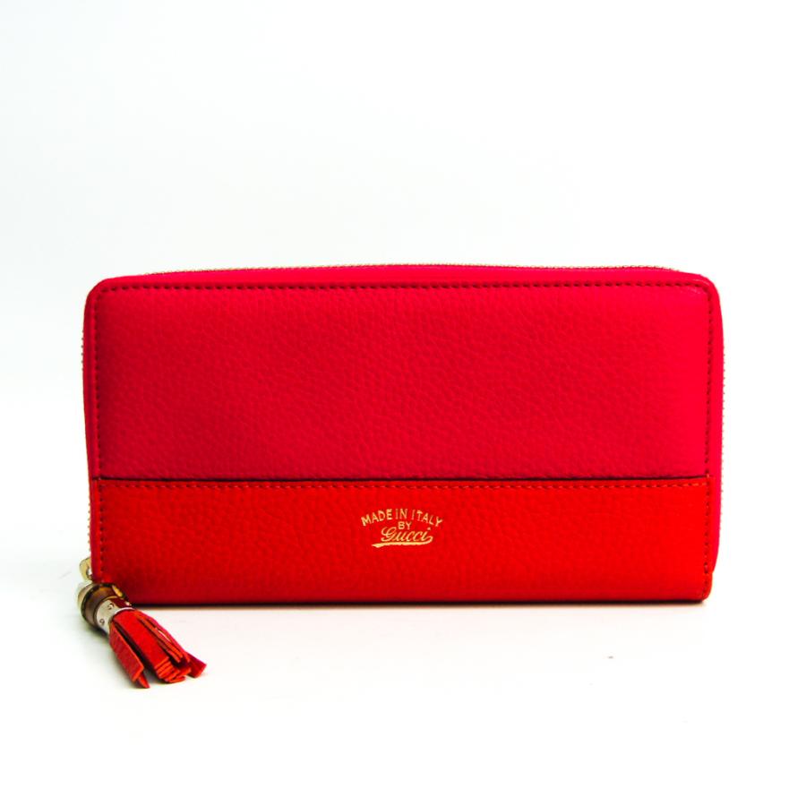 21福袋 グッチ バンブータッセル レディース レザー 長財布 二つ折り オレンジ ピンク 50 Off Www Skylanceronline Com