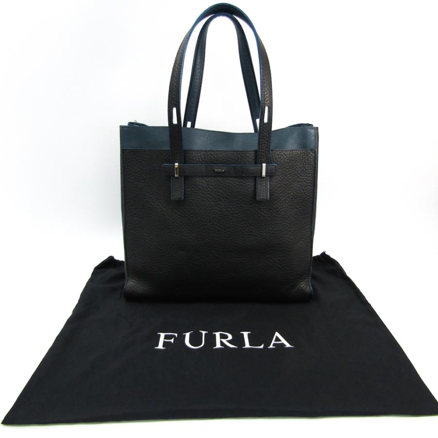 フルラ Man Giove メンズ レザー トートバッグ ブラック ダークブルー Bf Eladyヤフーショップ 通販 Yahoo ショッピング