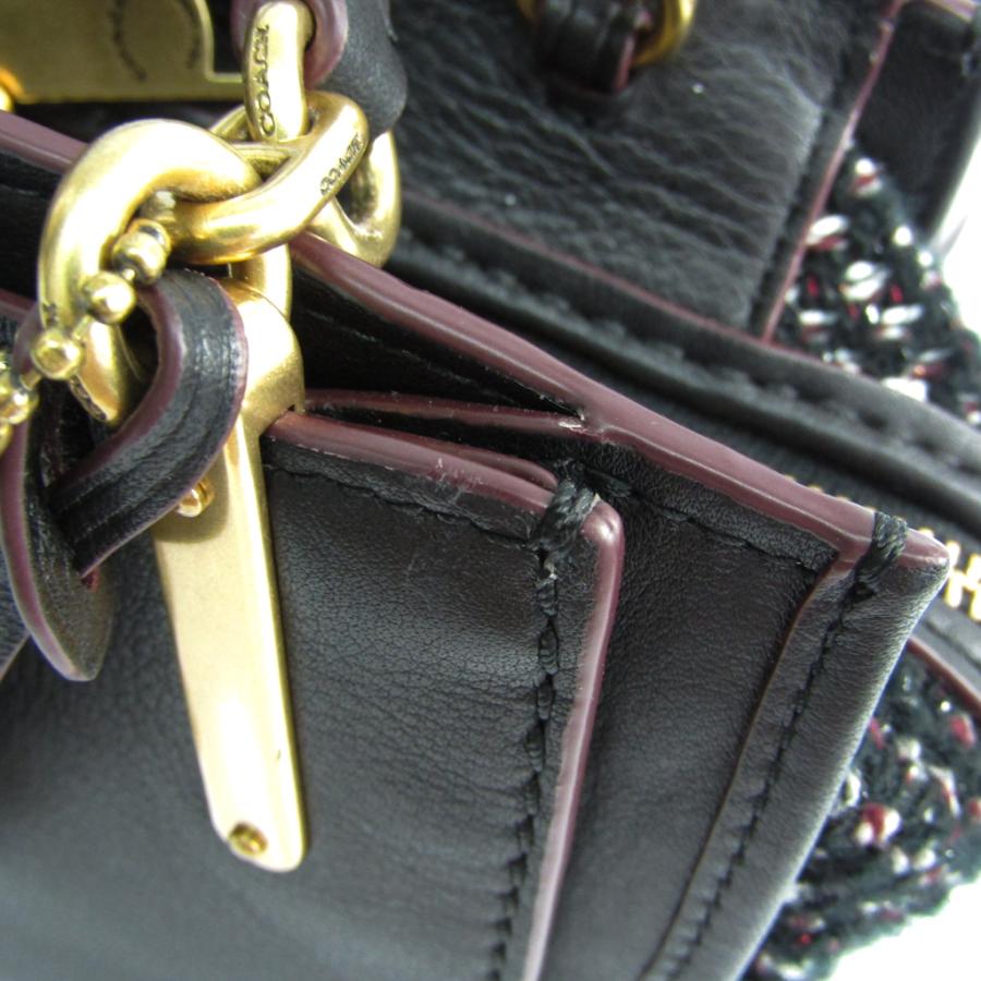 コーチ ツイード ドリーマー 21 88203 レディース レザー,ツイード  