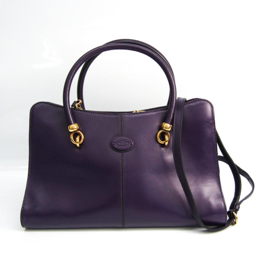 トッズ Sella レディース レザー ハンドバッグ ショルダーバッグ パープル Bf Eladyヤフーショップ 通販 Yahoo ショッピング