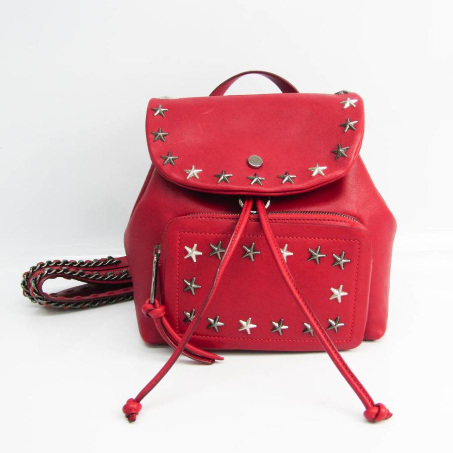 【美品】JIMMY CHOO ジミーチュウ SUKI スタッズ リュック　レザー JIMMY CHOO ジミーチュウ SUKI レディース レザー スタッズ