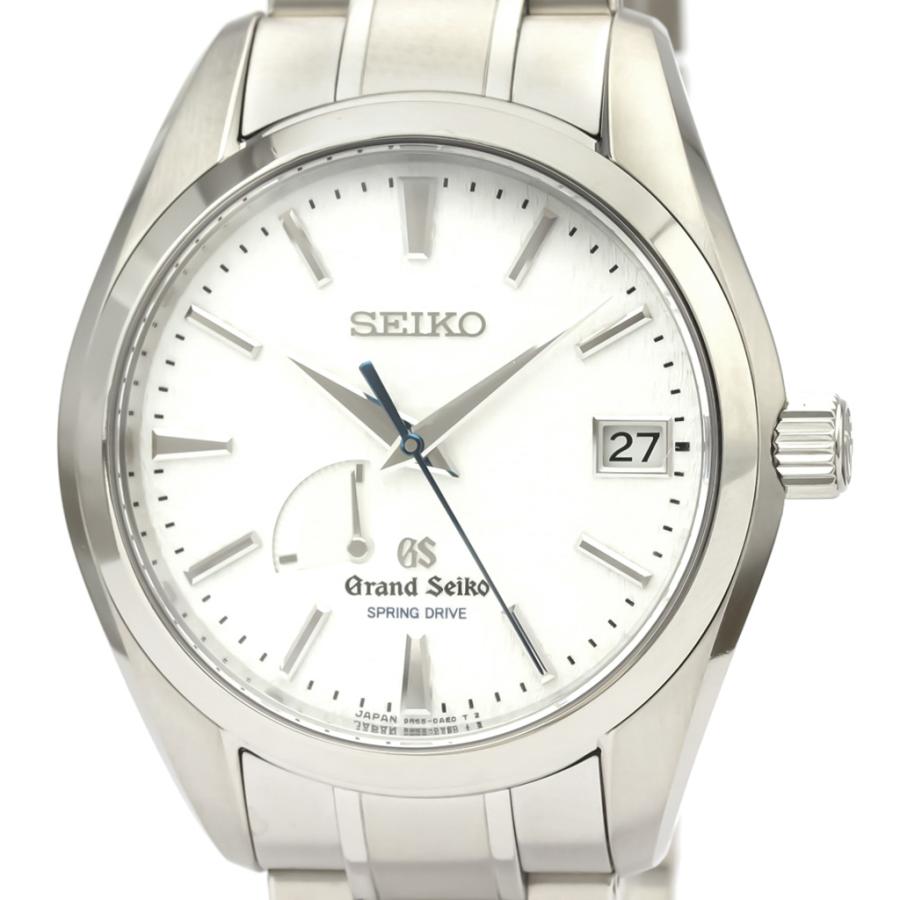 正規逆輸入品 スプリングドライブ グランドセイコー スプリングドラ Seiko Grand グランドセイコー Sbga011 中古 時計 メンズ チタン メンズ腕時計 Digitalka Sk