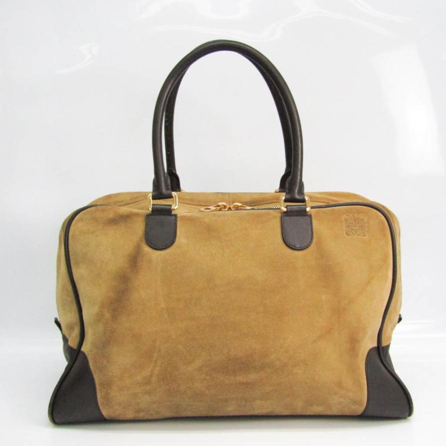 LOEWE アマソナ レディース レザー,スエード ハンドバッグ LOEWE ロエベ バッグ レディース ブランド ハンドバッグ
