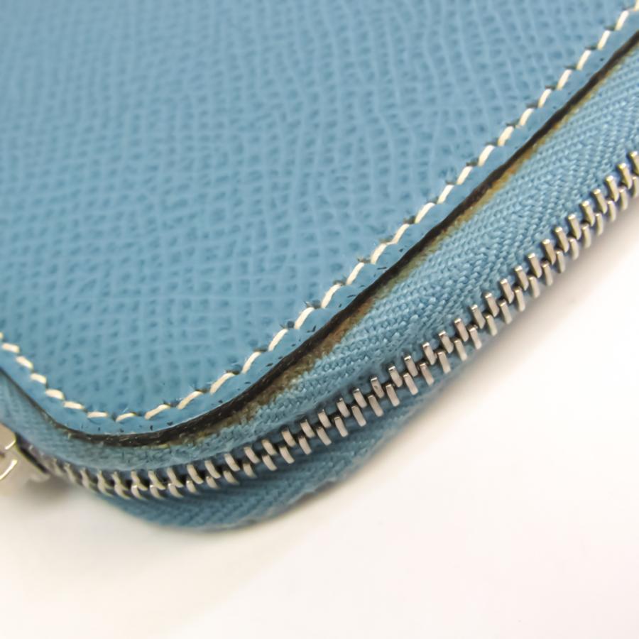 (美品) HERMES アジェンダ ジップ クシュベル ブルージーン エルメス HERMES エルメス アジェンダ ポケットサイズ 手帳 ブルージーン