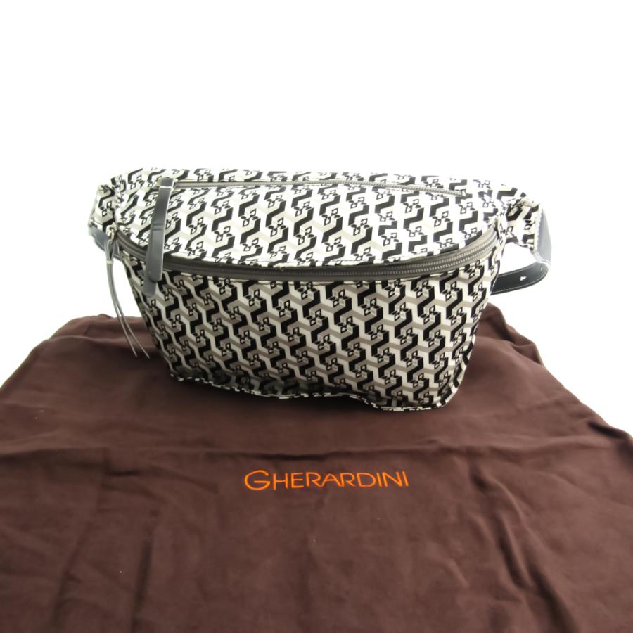 ゲラルディーニ レディース ナイロン,レザー ウエストバッグ
