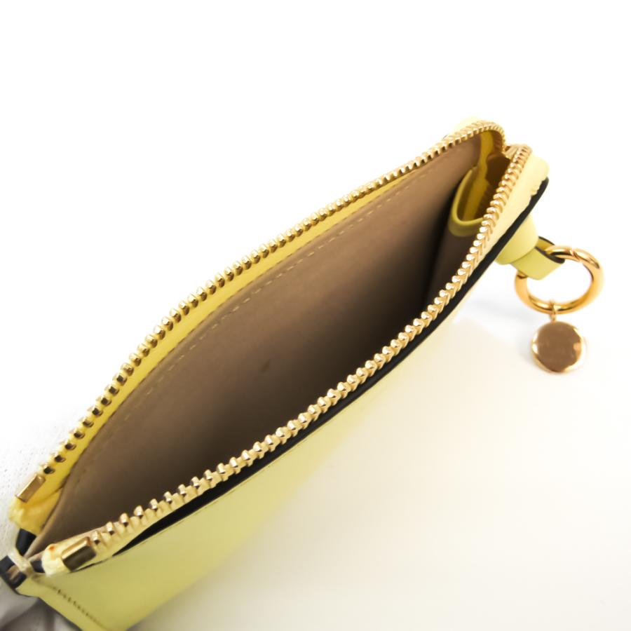 Chloe クロエ コインケース レザー カードケース イエロー Chloe クロエ コインケース レザー カードケース イエロー