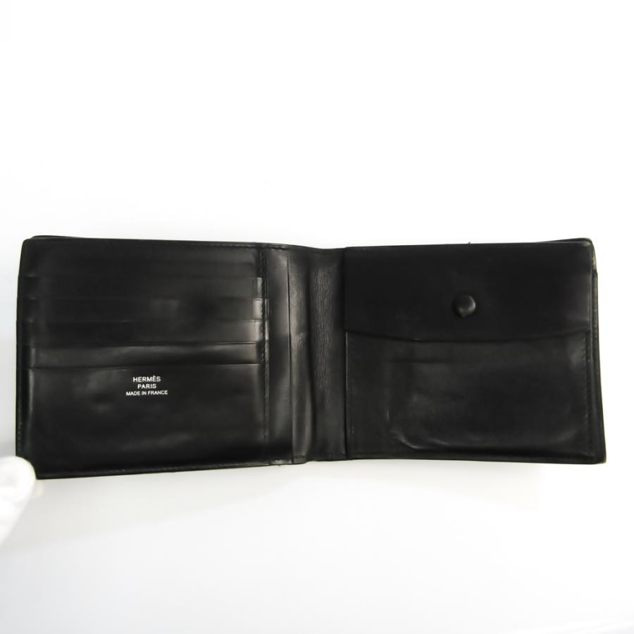 エルメス MC2 タレス メンズ レザー 財布（二つ折り） ブラック｜elady-ys｜03