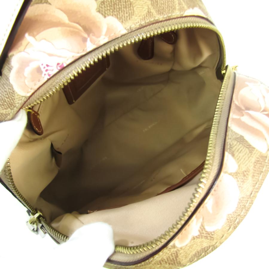 COACH コーチ キャンパスバックパック23 シグネチャーローズプリント 