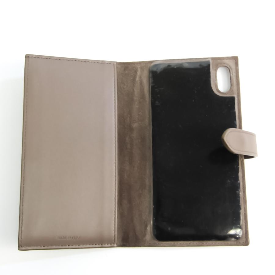 CELINE セリーヌ レザー 手帳型/カード入れ付きケース iPhone XS Max  