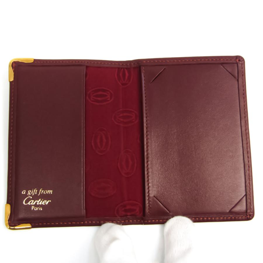 Cartier カルティエ マスト ドゥ コンパクトサイズ 手帳 ワイン