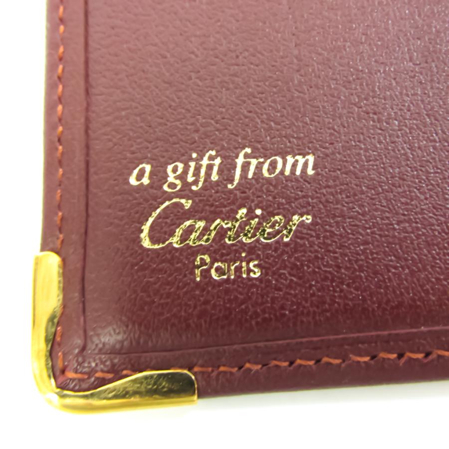 Cartier カルティエ マスト ドゥ コンパクトサイズ 手帳 ワイン