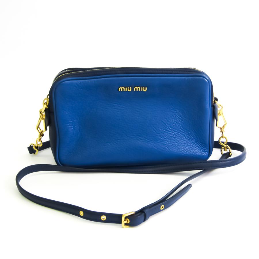 miu ミュウミュウ バイカラー 5BH539 レディース レザー