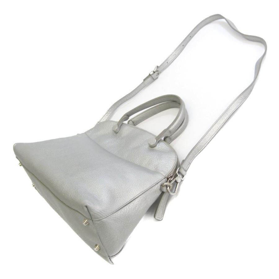 フルラ　ハンドバッグ　バッグ　シルバー　ブランド　レザー　レディース　お洒落 フルラ レディース レザー ハンドバッグ,ショルダーバッグ