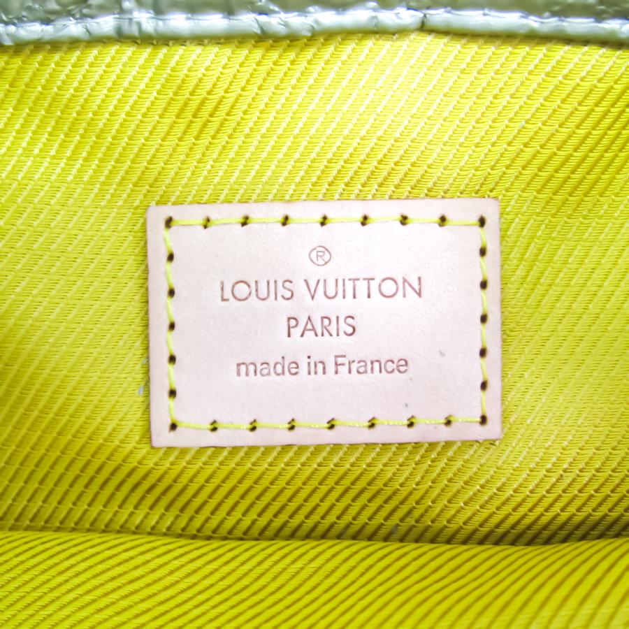 ルイ・ヴィトン LOUIS VUITTON Homme Monogram Canvas Leather Clutch Bag