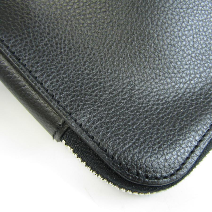 エルメスネクタイケースレザーブラック