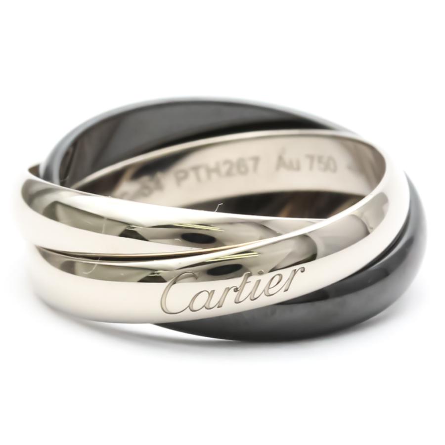 Cartier カルティエ トリニティ #54 14号 K18 ホワイトゴールド Cartier カルティエ トリニティ #54 14号 K18 ホワイトゴールド