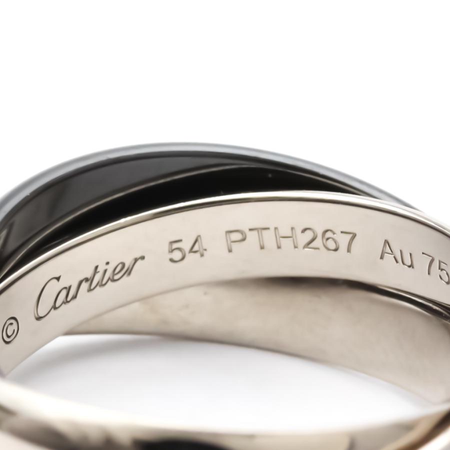カルティエトリニティリング#54 750K18YG KI8WG KI8PGSM CARTIER カルティエ トリニティ #54 リング・指輪 K18イエロー