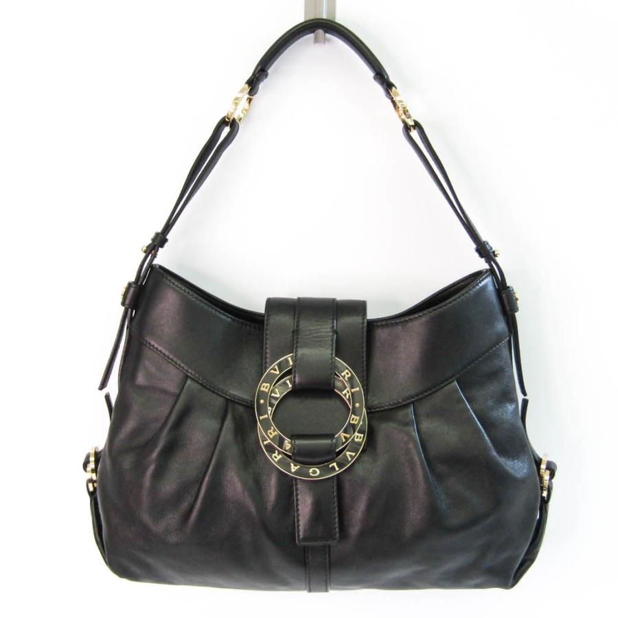 BVLGARI ブルガリ チャンドラ 34055 レディース レザー ショルダー  