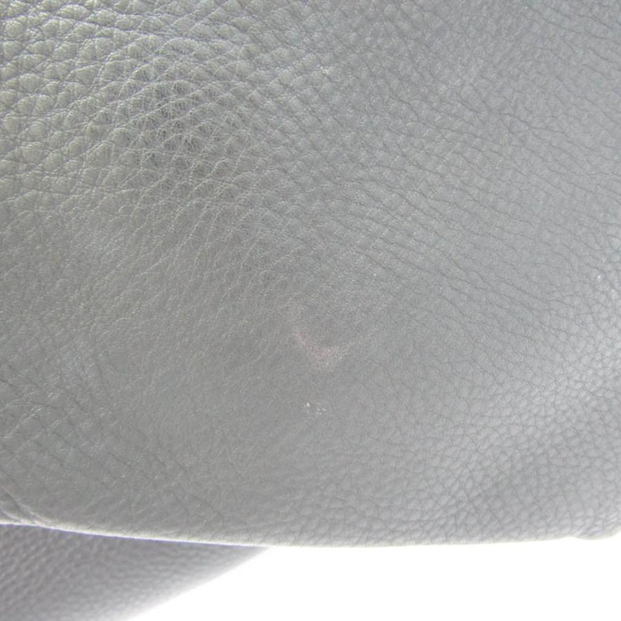 ティファニー ポーチ付きレザートートバッグ ブラック レディース TIFFANY&Co. ティファニー ポーチ付き レディース レザー トート