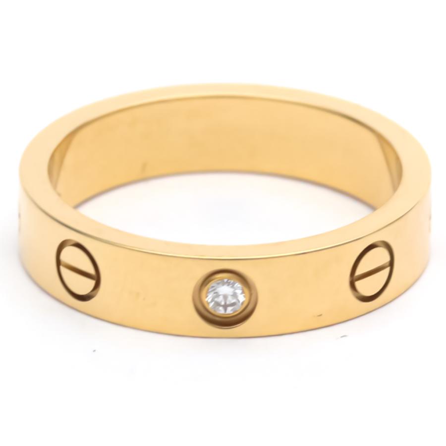 Cartier カルティエ ラブリング #50 10号 ダイヤモンド 0.22ct K18  