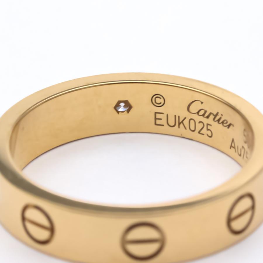 Cartier カルティエ ラブリング #50 10号 ダイヤモンド 0.22ct K18 