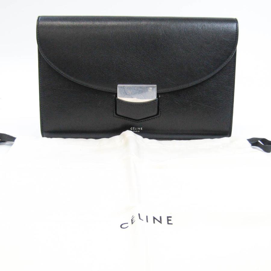 CELINE セリーヌ トロッター 10846 メンズ,レディース レザー クラッチ 