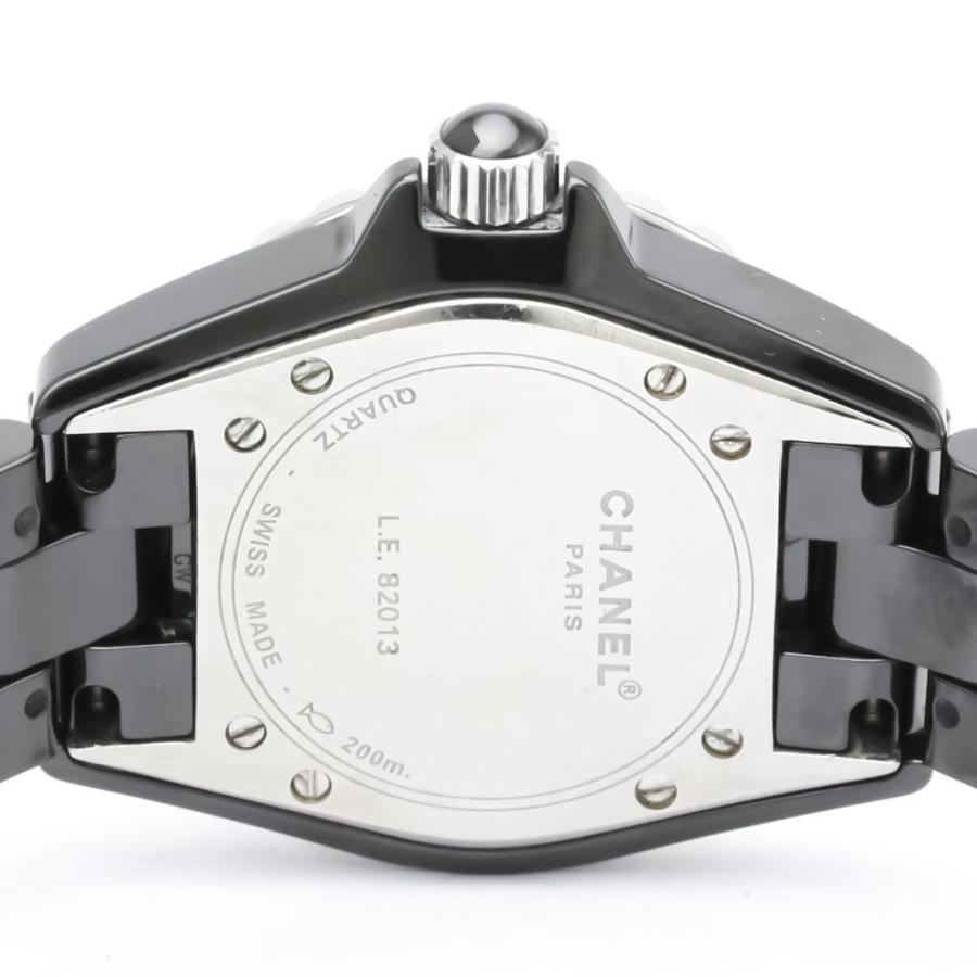 CHANEL シャネル J12 ルビー セラミック ステンレススチール クォーツ 