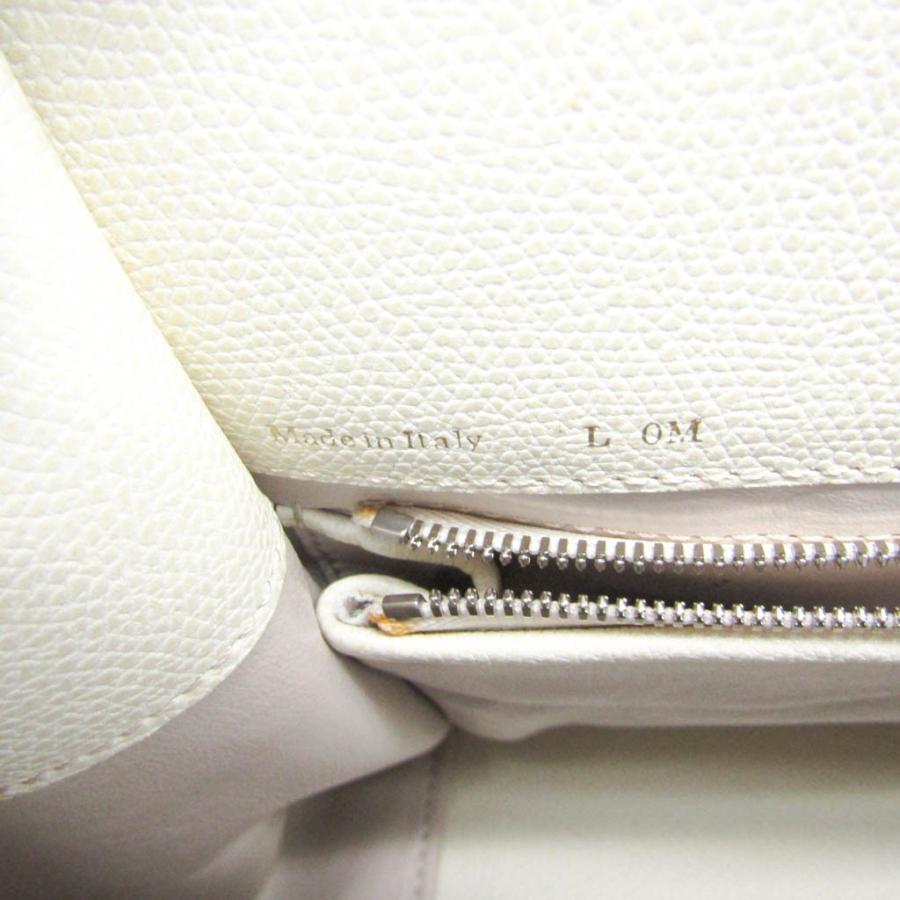 新品✨ヴァレクストラ Bキューブ レザー 2WAYハンドバッグ ホワイト 新品✨ヴァレクストラ Bキューブ レザー 2WAYハンドバッグ ホワイト