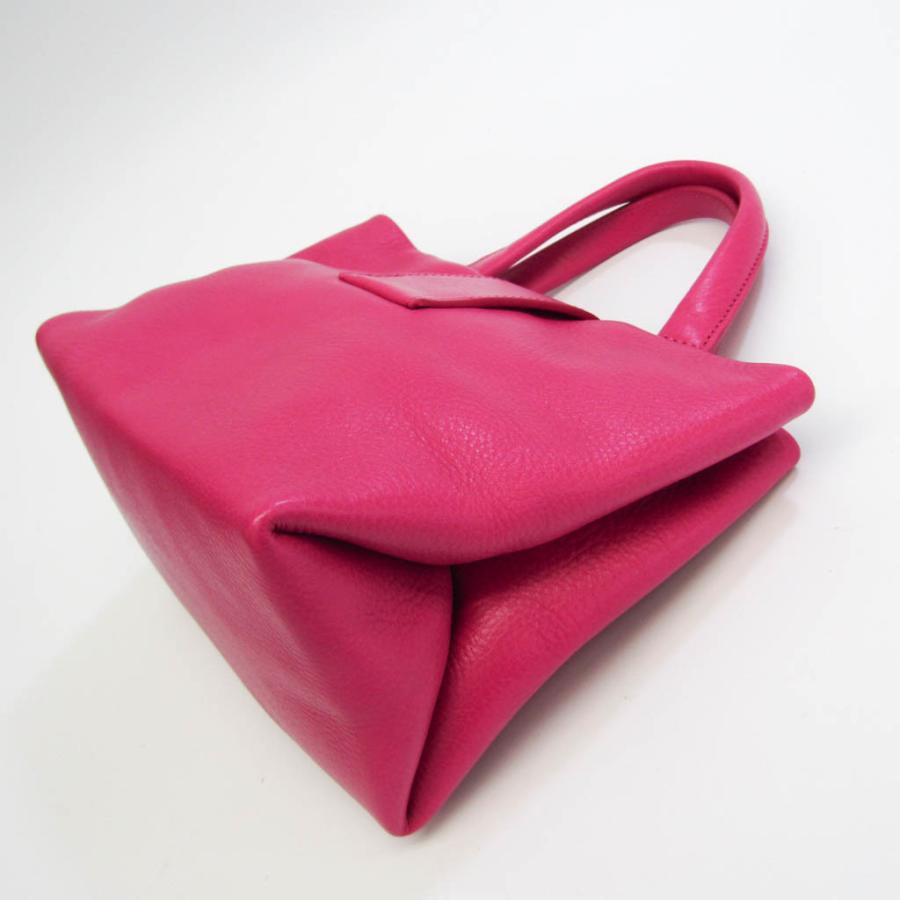 ヒロフ ピンク レザーハンドバッグ HIROFU ヒロフ レディース レザー ハンドバッグ ピンク : ELADY
