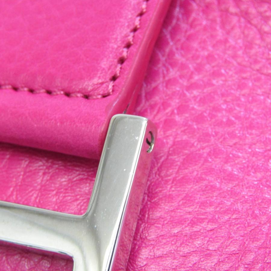 ヒロフ ピンク レザーハンドバッグ HIROFU ヒロフ レディース レザー ハンドバッグ ピンク : ELADY