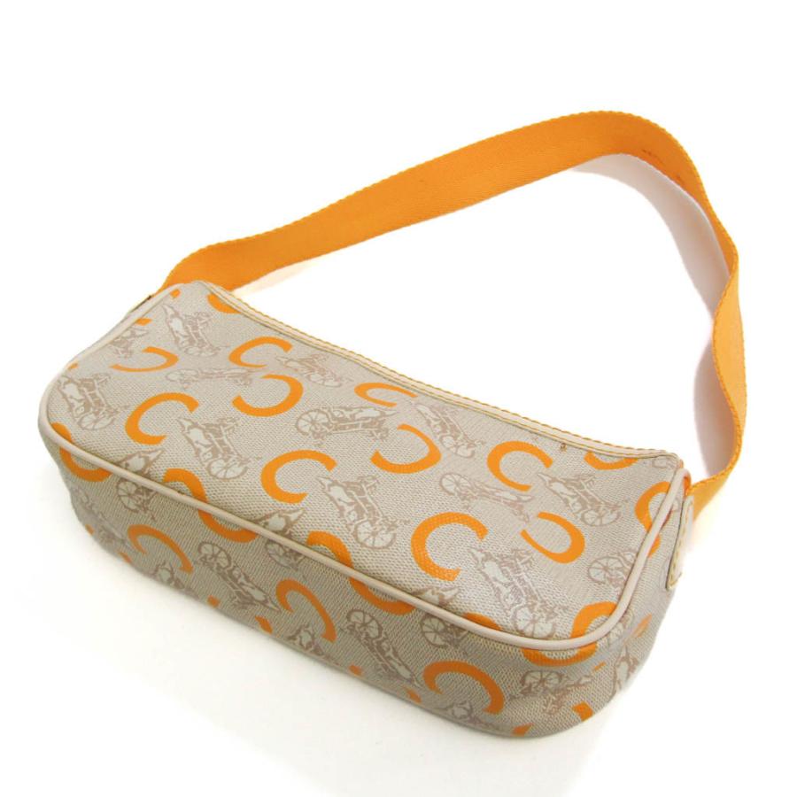 セリーヌ Cマカダム 馬車柄 レディース レザー,PVC ポーチ,ショルダー  