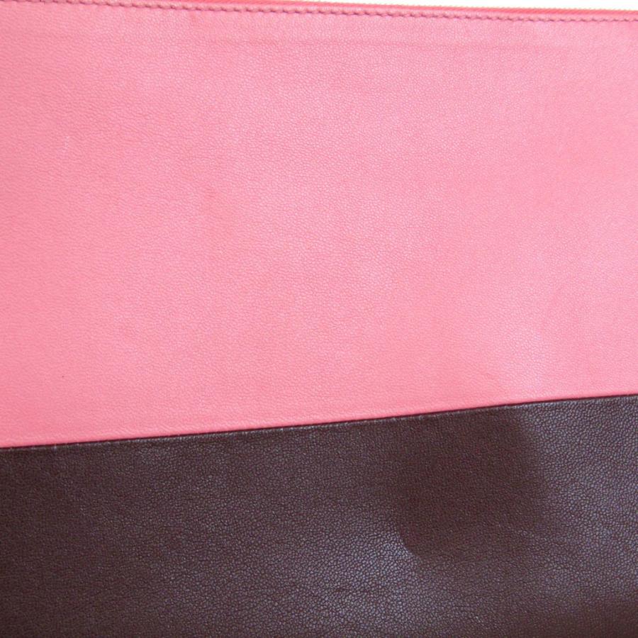 CELINE セリーヌ ソロ レディース レザー クラッチバッグ