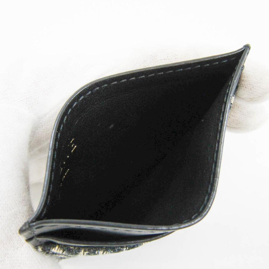 ロエベ アナグラム C604322X01 レザー ジャカード カードケース  