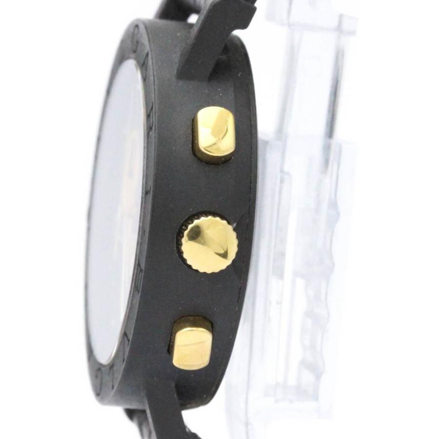 ※即日発送 BVLGARI 黒レザー クォーツ腕時計 メンズ レザーウォッチ | ブルガリ