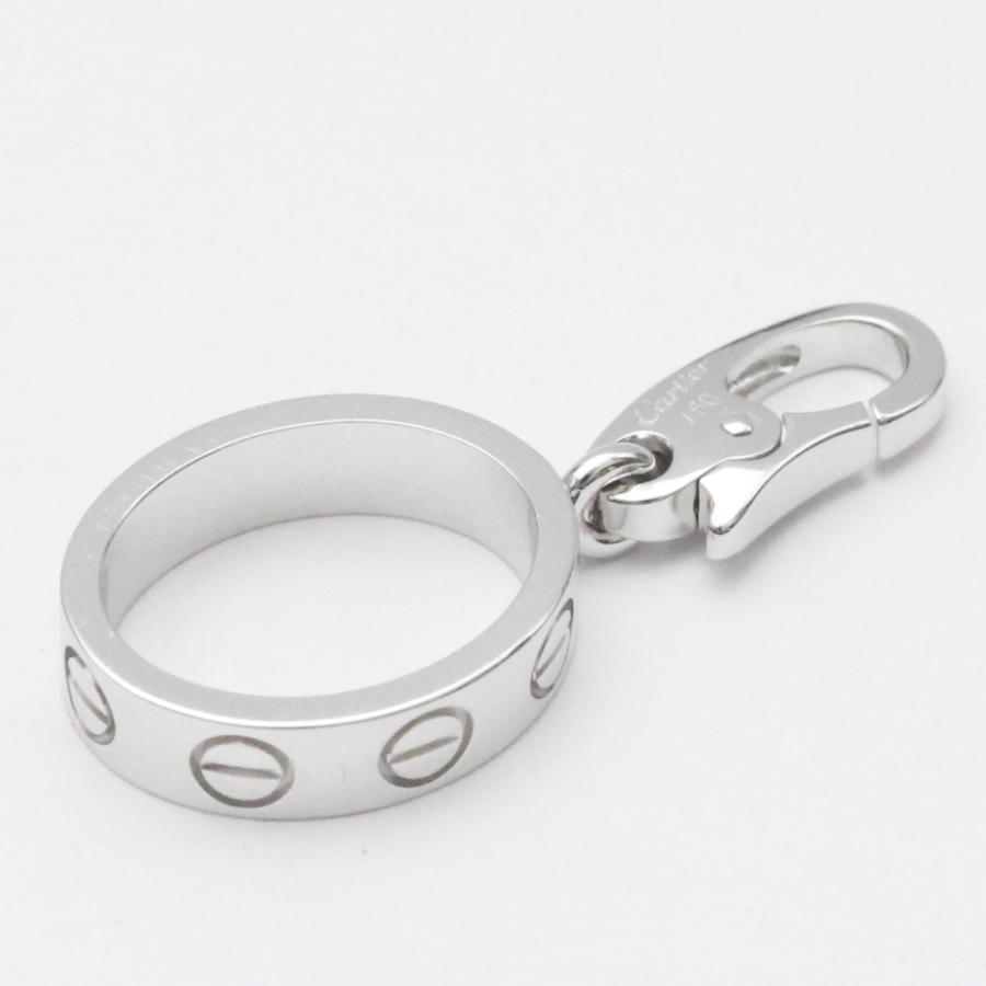 cartier カルティエ K18ホワイトゴールドショッピングバッグチャーム