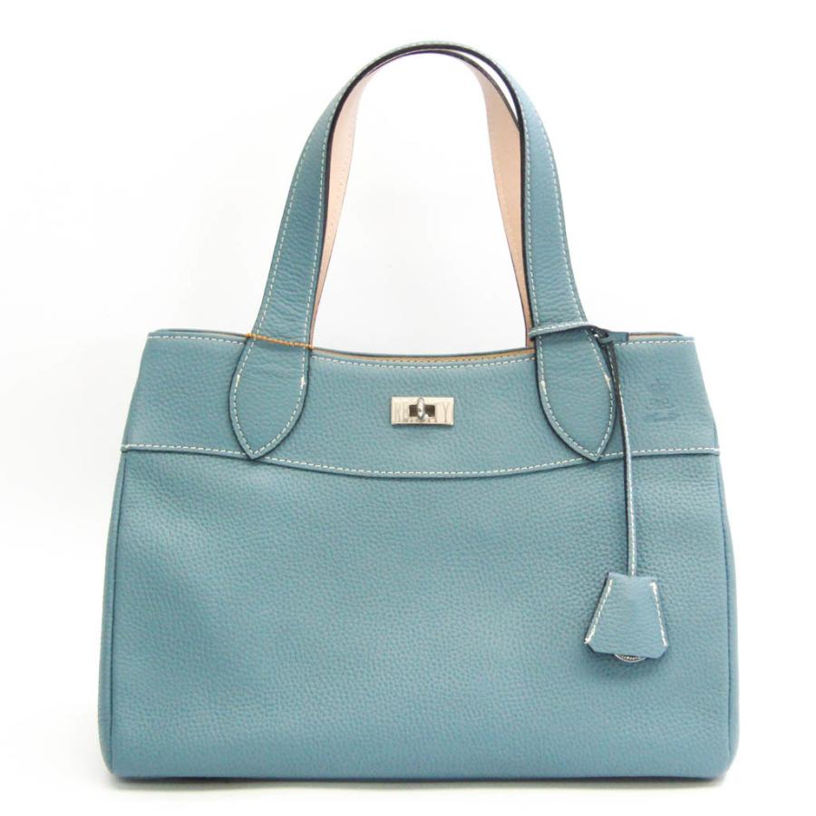 A.D.M.J レディース レザー トートバッグ ブルー : ELADYヤフー 