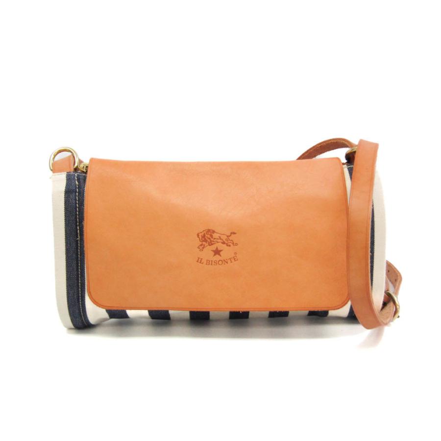 イルビゾンテ ストライプショルダーバッグ（IL BISONTE(イルビゾンテ  